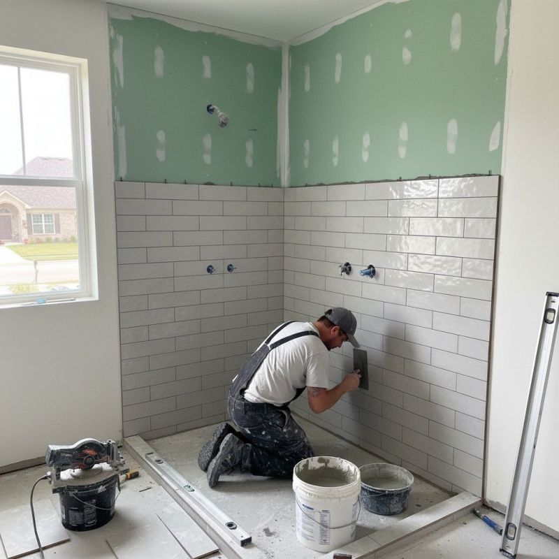 Tin Wall Tile Installation